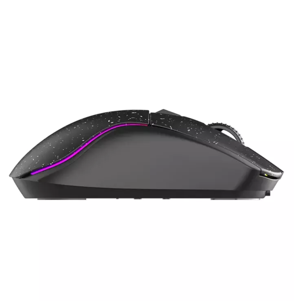 Mouse gamer inalámbrico recargable negro