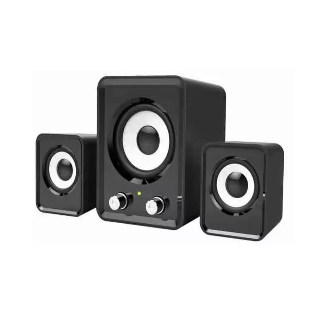 Bocinas Mini Subwoofer Usb 3.5mm 2.1 Pulgadas F201 Negro