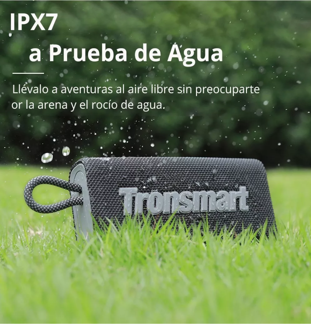 Bocina Tronsmart Trip Portátil Con Bluetooth 5.3 P/Color Negro