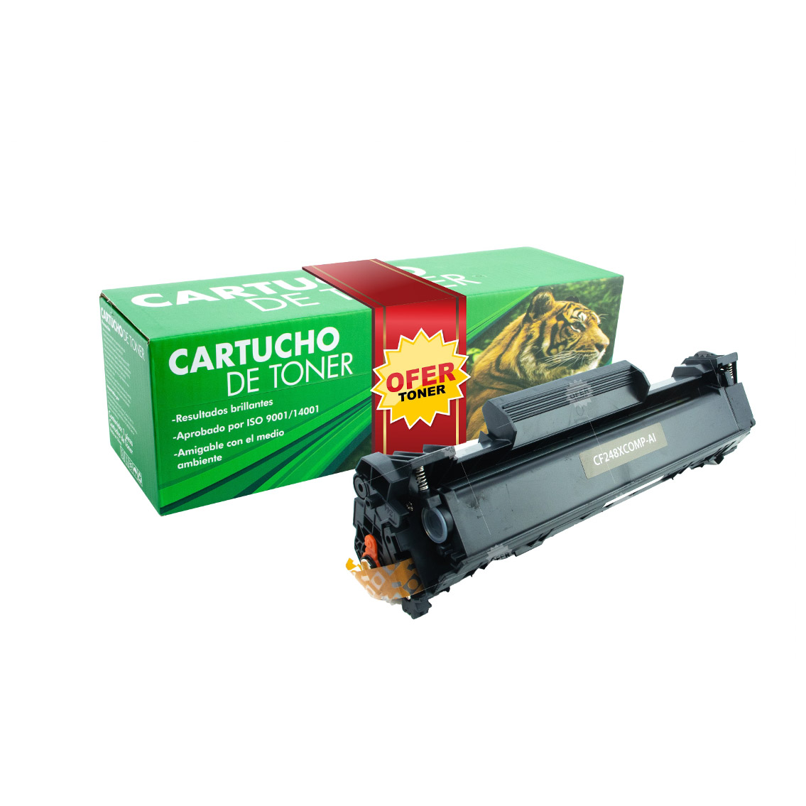 Toner CF248X 48X Compatible con HP M15, M15w, M16, MFP M28 Negro