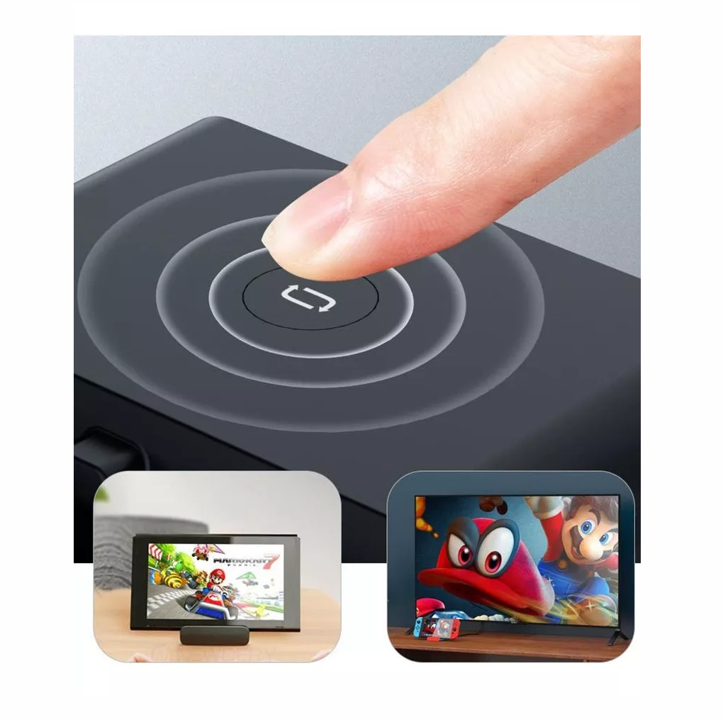 Base De Tv 4k Para Nintendo Switch/ Oled Negro