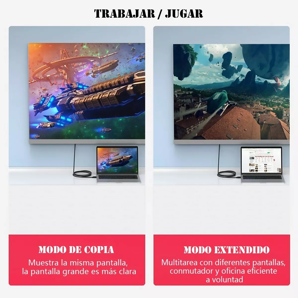 Adaptador Convertidor Display Port A Hdmi 4k Fullhd Dp Negro