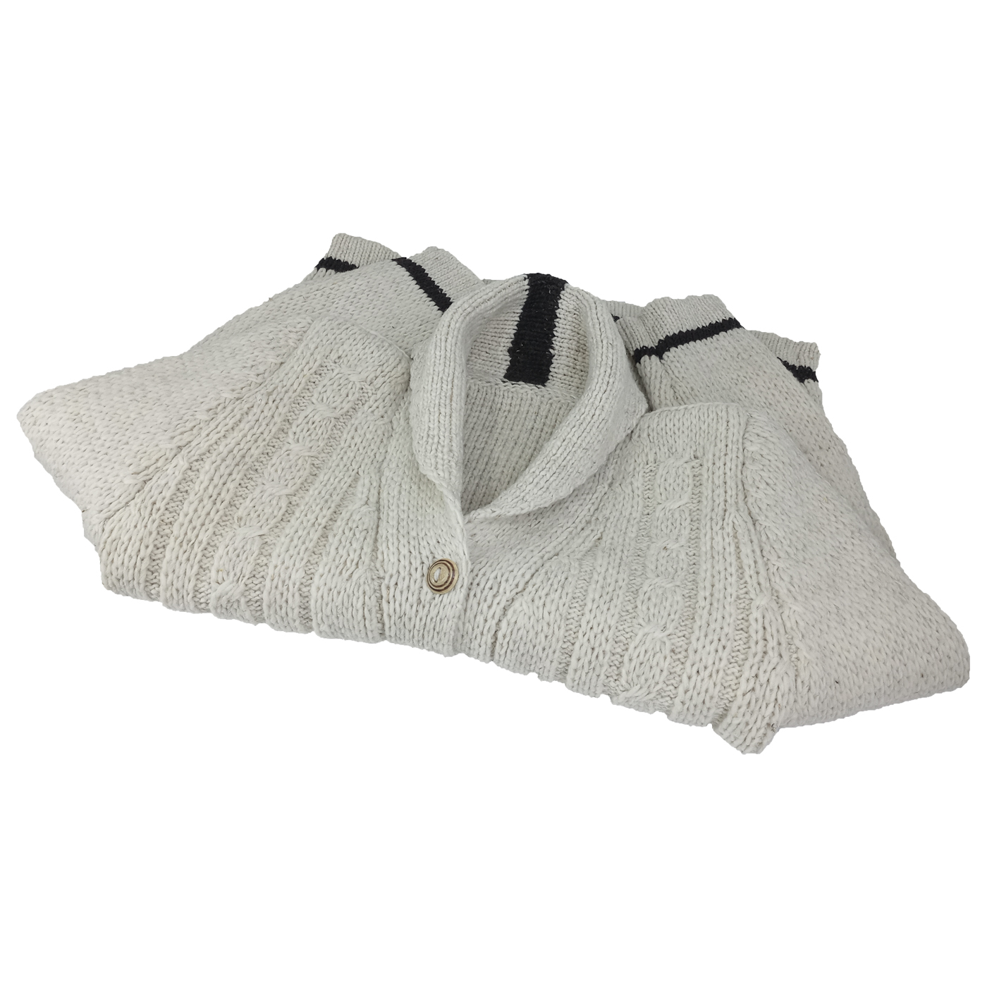 Suéter Abrigo de botónes Beige 100% lana natural.