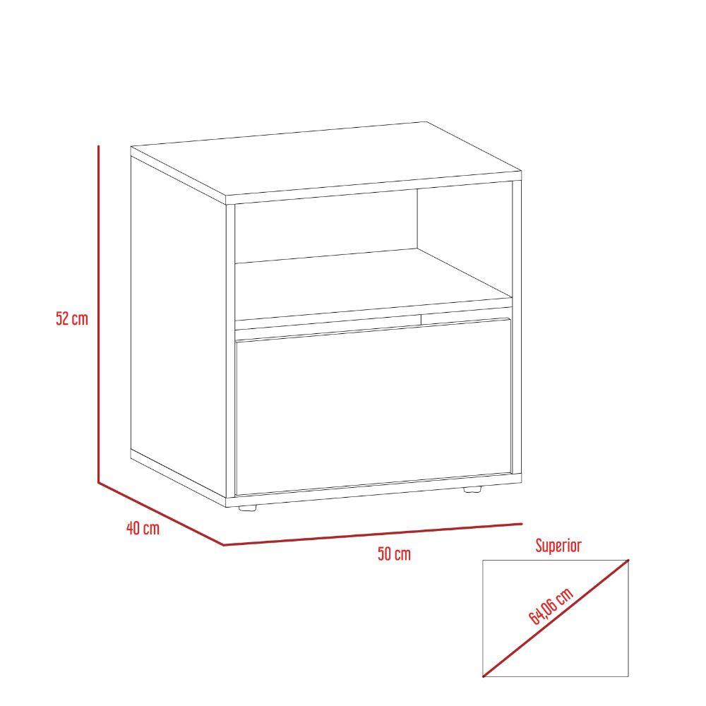 Buró Felix, Café Claro, con Una Puerta Abatible.