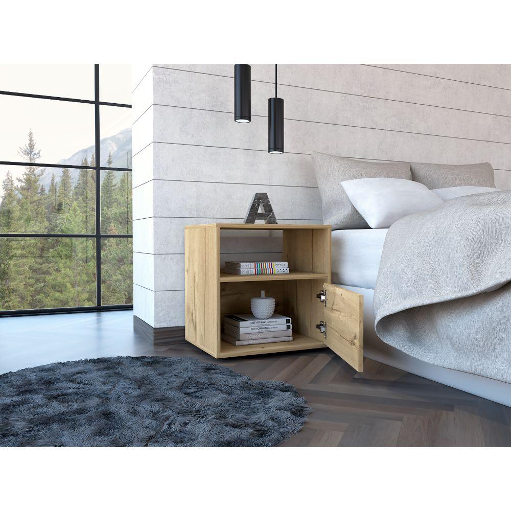 Buró Felix, Café Claro, con Una Puerta Abatible.