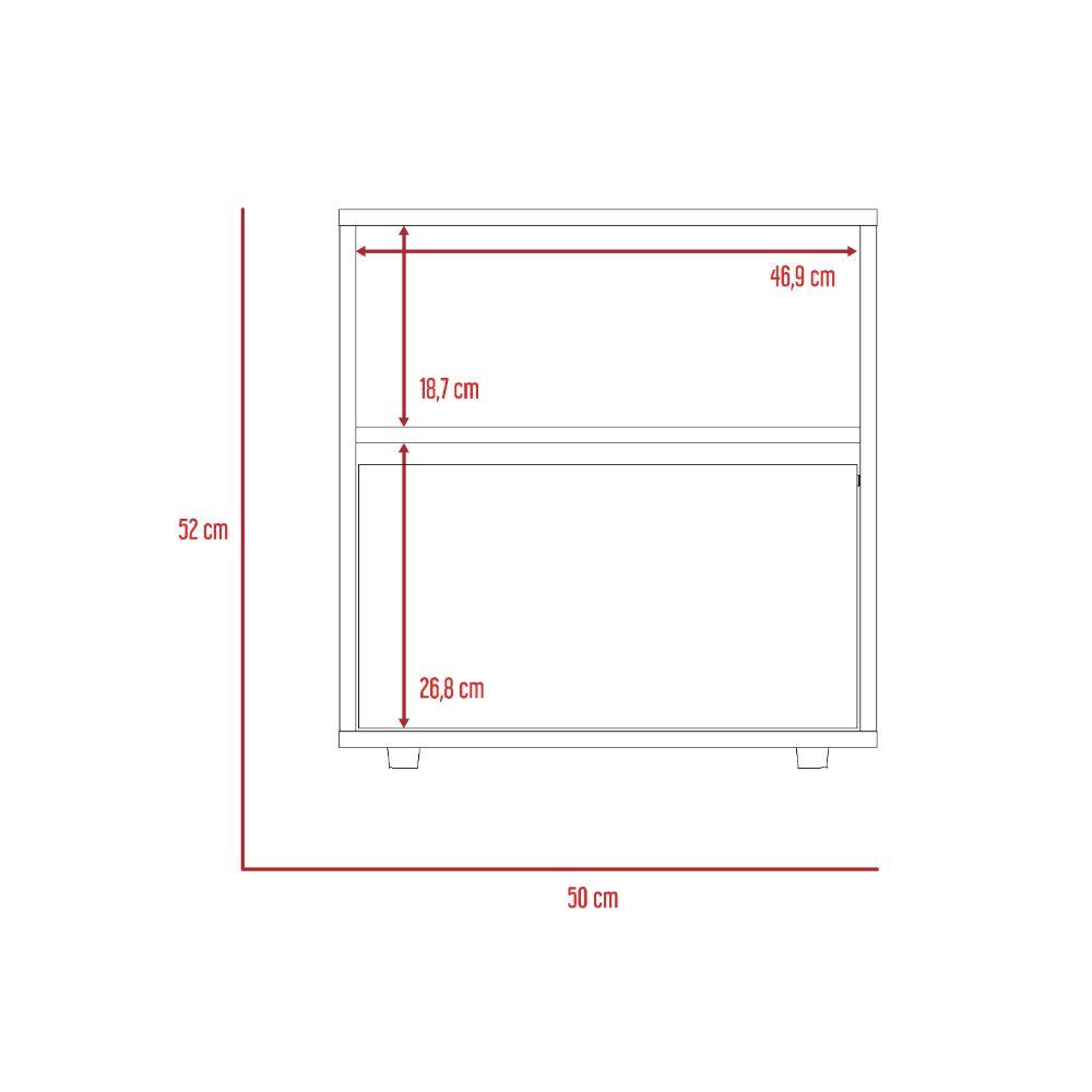 Buró Felix, Café Claro, con Una Puerta Abatible.