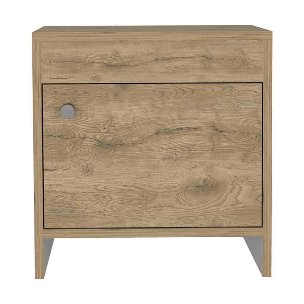 Buró Tutto, Macadamia y Blanco, con Cajón Para Guardar Objetos Ideal Para Espacios Reducidos