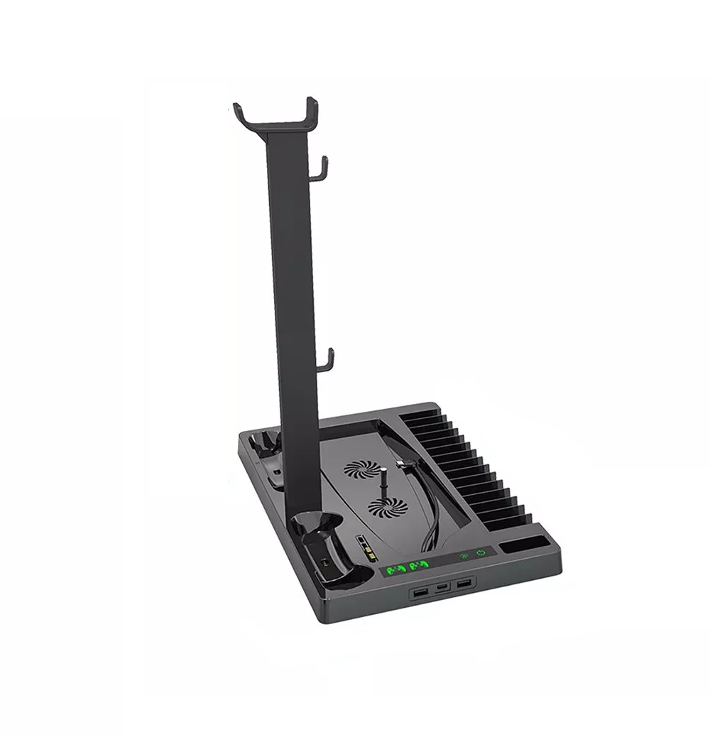 Ps5 Base De Carga Y Refrigeración Negro
