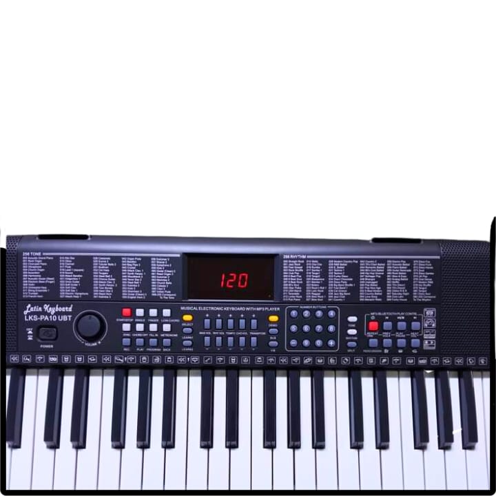 Teclado Musical Latin Keyboard Lks-pa-10 54 Teclas Negro