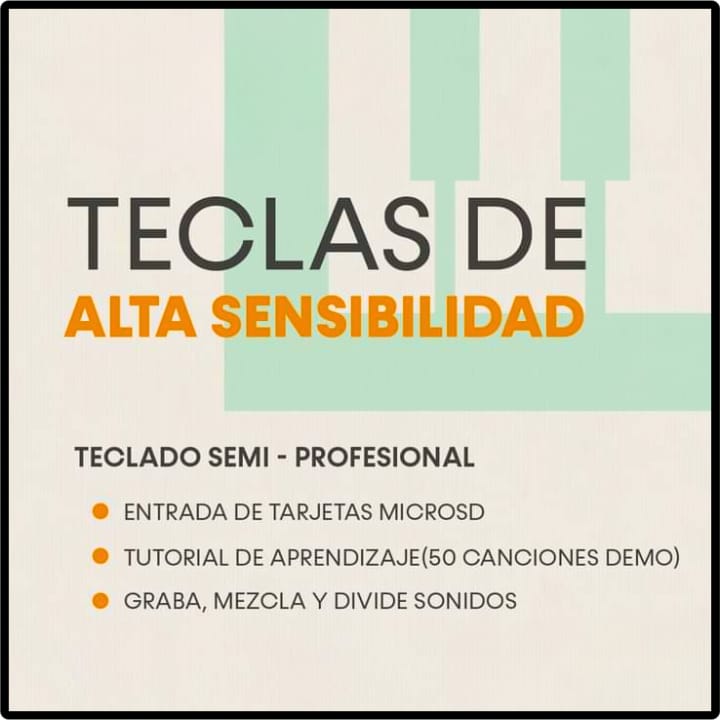 Teclado Musical Latin Keyboard Lks-pa-400 61 Teclas Negro