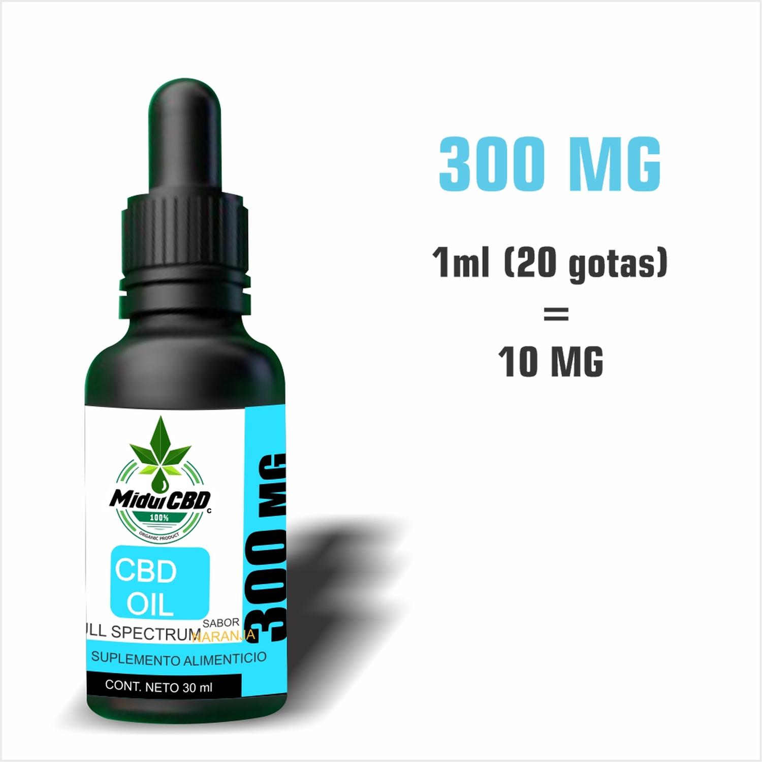 Paquete CBD 1, 1 Aceite de CBD 300 mg (30ml) + Gomitas