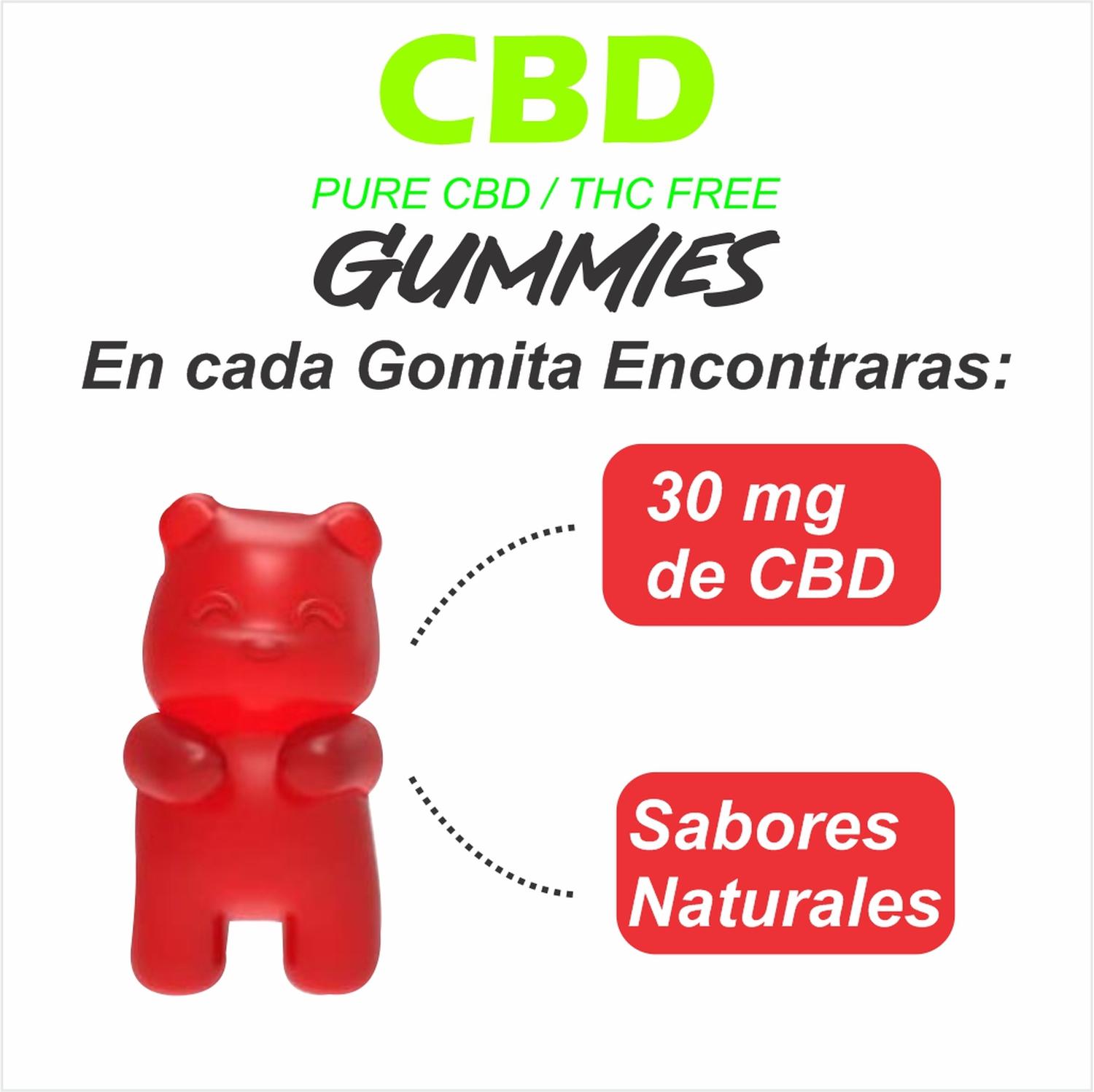 Gomitas de CBD Premium Sabor Naranja 450 mg 15 gomitas