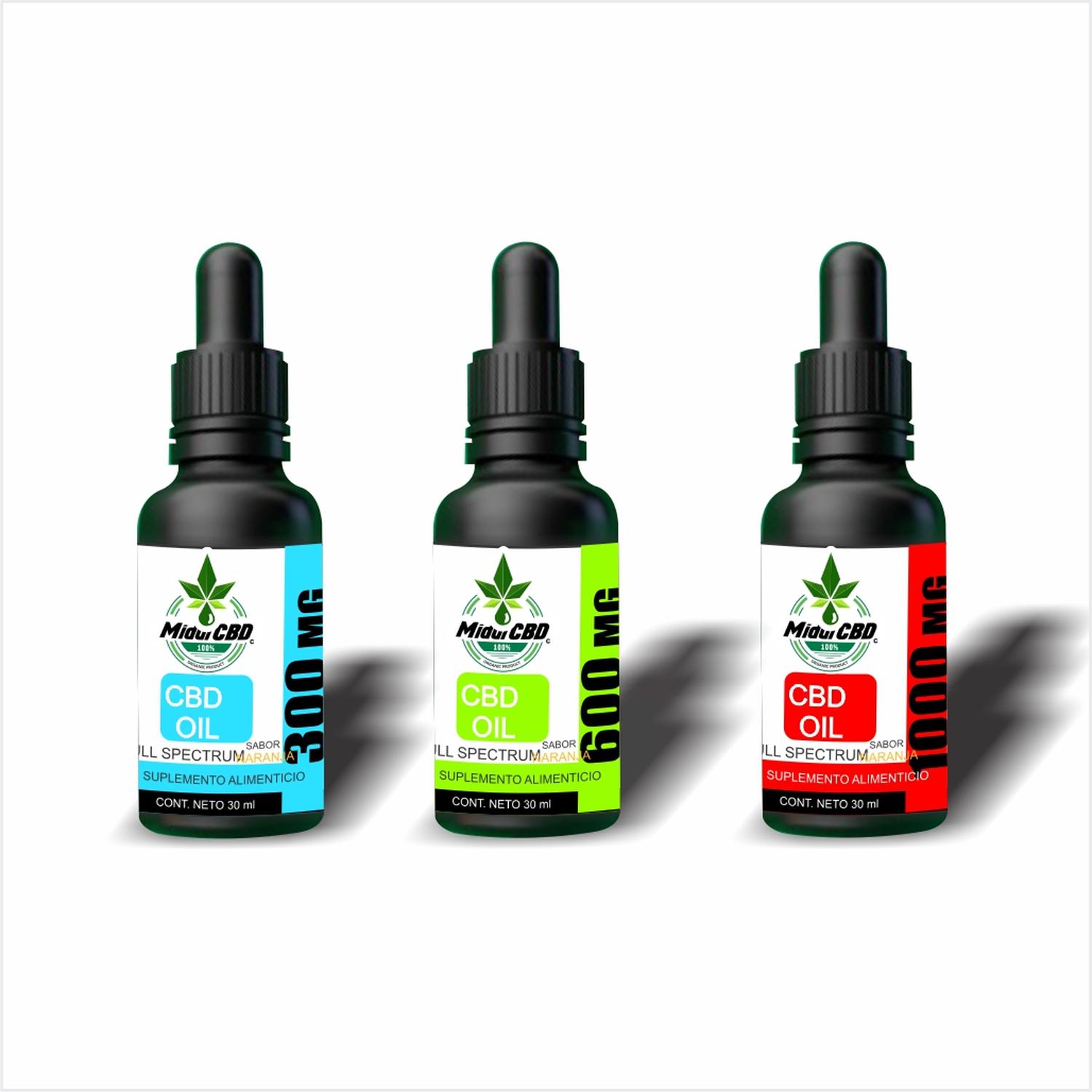 Aceite de CBD Premium Sabor Naranja 600 mg (30ml)