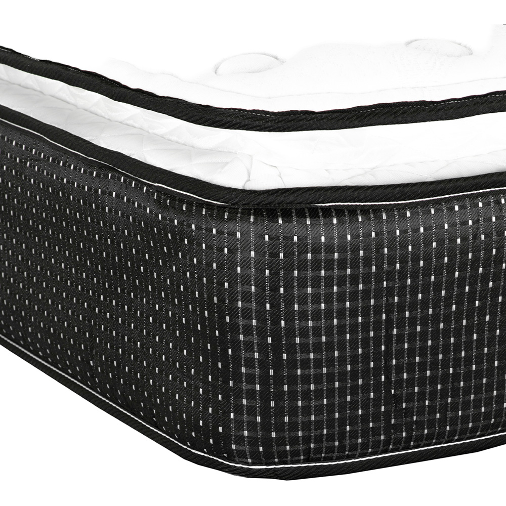 Colchón Matrimonial Spring Air Donovan Con Almohada y Sábanas Royal Color Gris