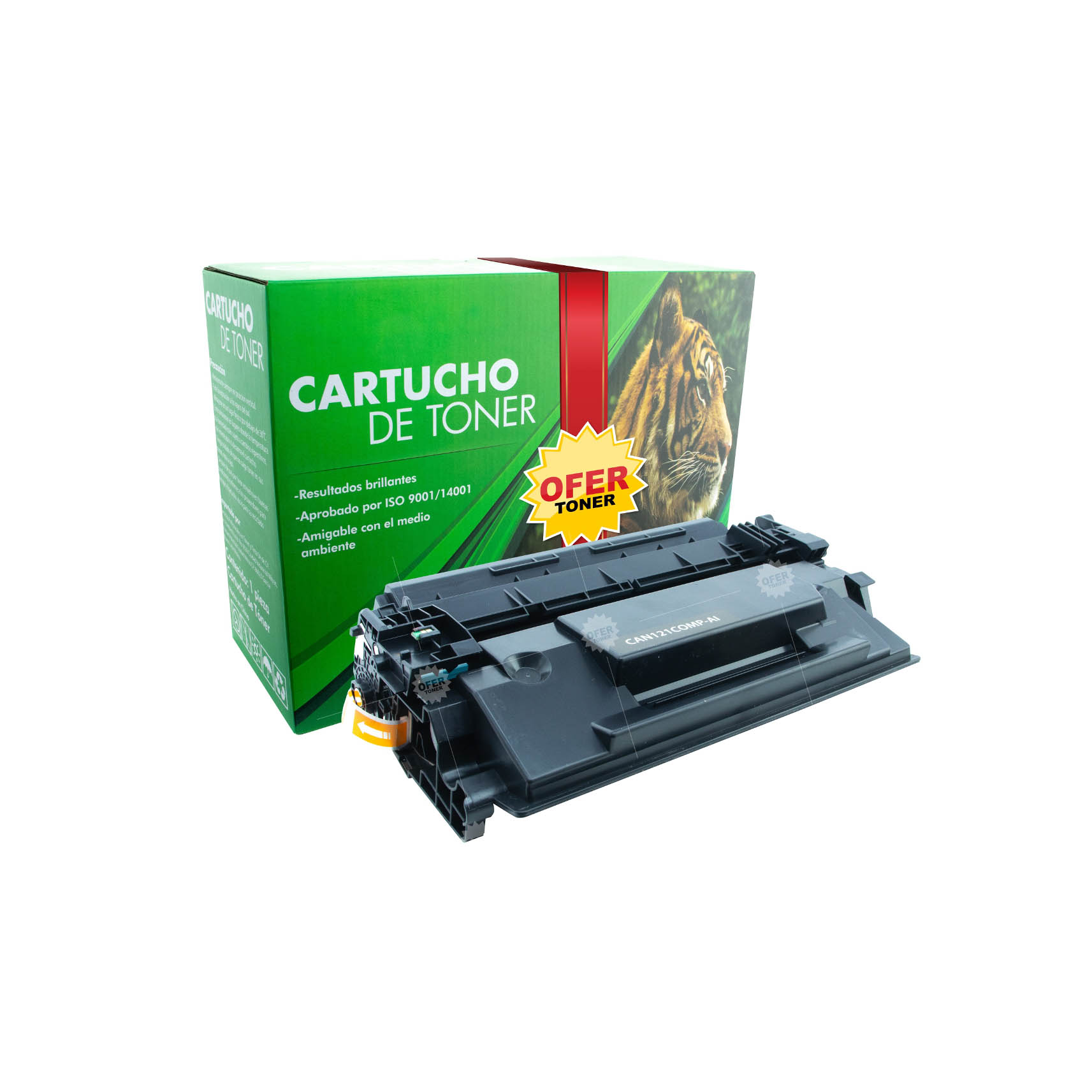 Toner Nuevo 121 Compatible con CANON,D1650,D1620 Negro