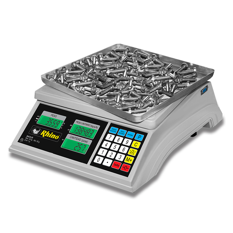 Báscula Electrónica Contadora BACO-30 Rhino