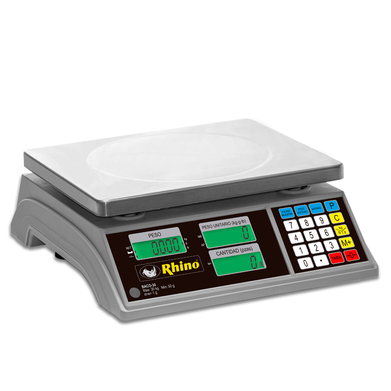 Báscula Electrónica Contadora BACO-30 Rhino