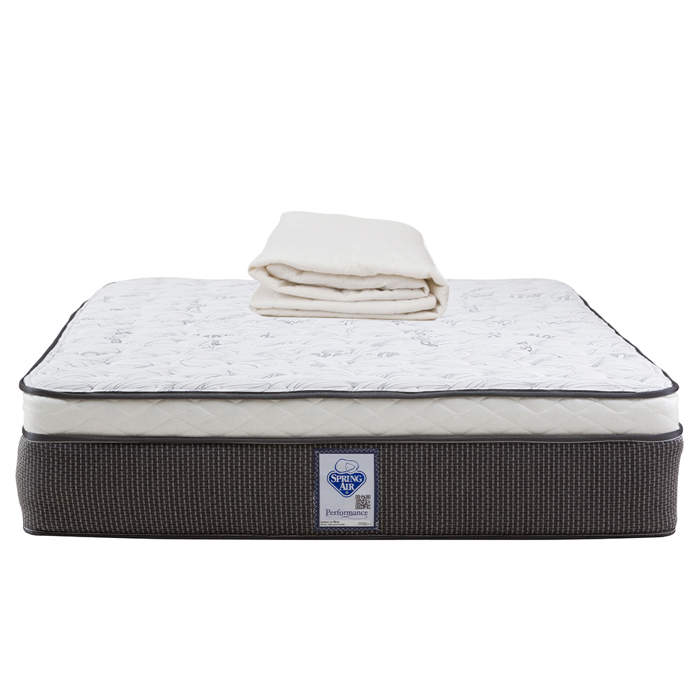 Colchón Matrimonial Spring Air LeMans Con Protector Supreme