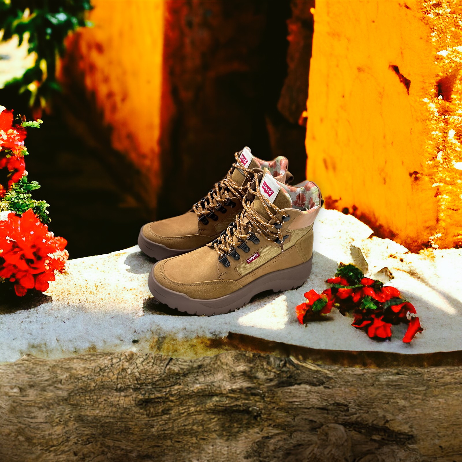 Botas color miel Modelo Nobuck Levi's para Mujer