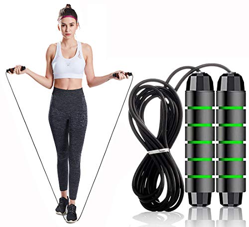 Pack 2 Cuerdas De Espuma Para Saltar Para Ejercicio Color Verde