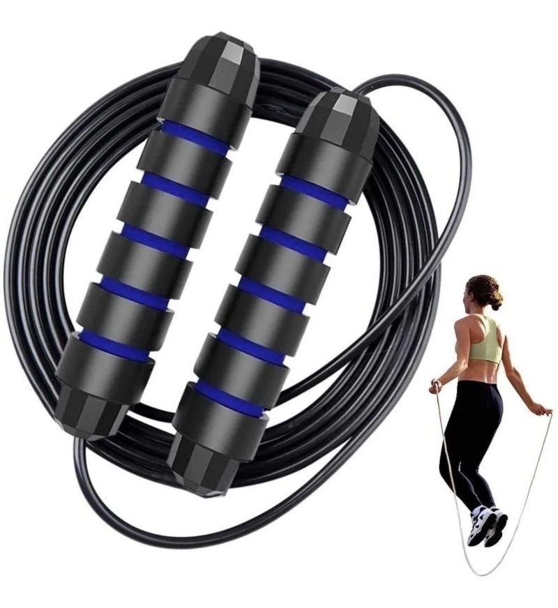 Pack 2 Cuerdas De Espuma Para Saltar Para Ejercicio Color Verde