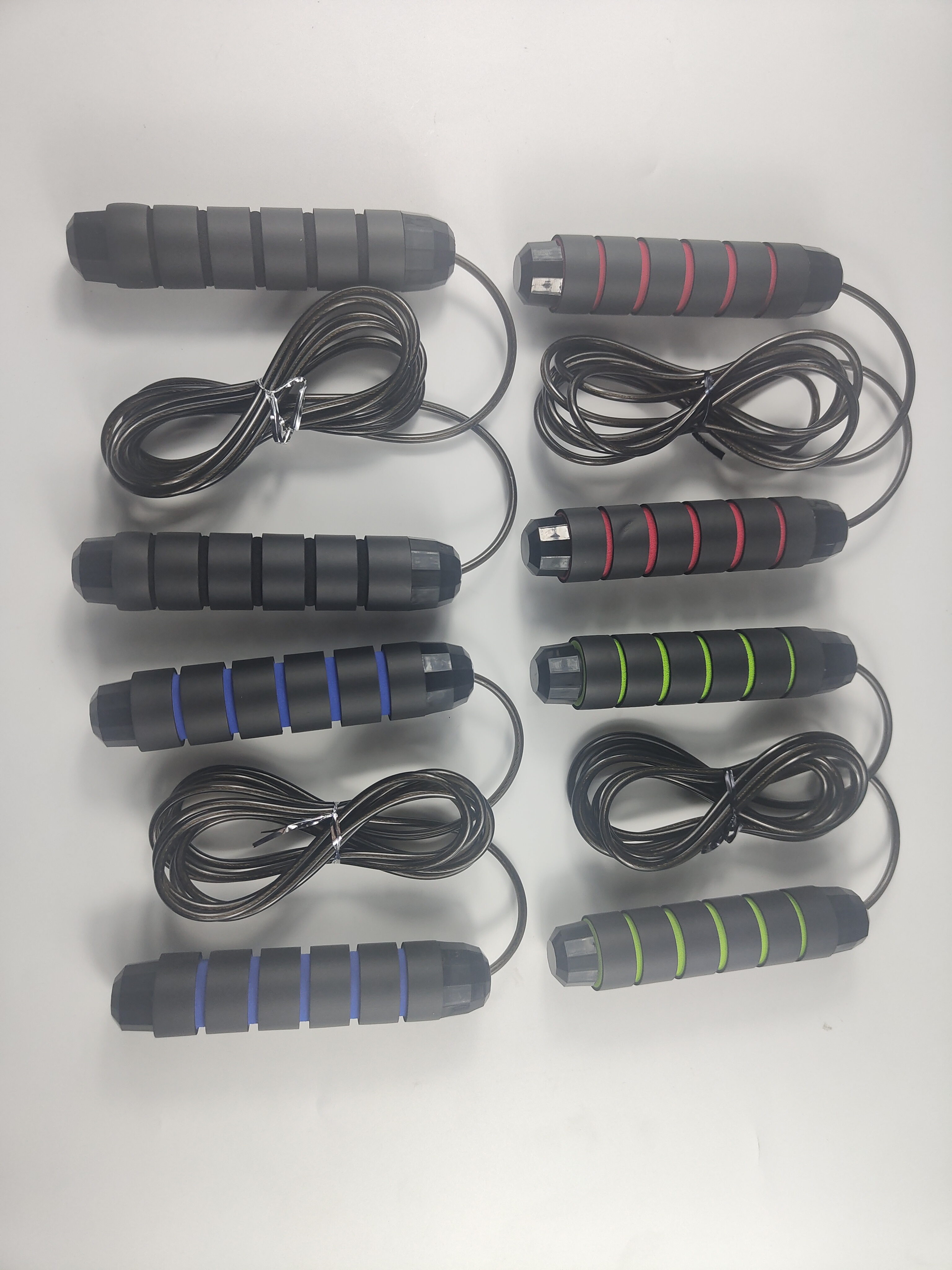 Pack 2 Cuerdas De Espuma Para Saltar Para Ejercicio Color Verde