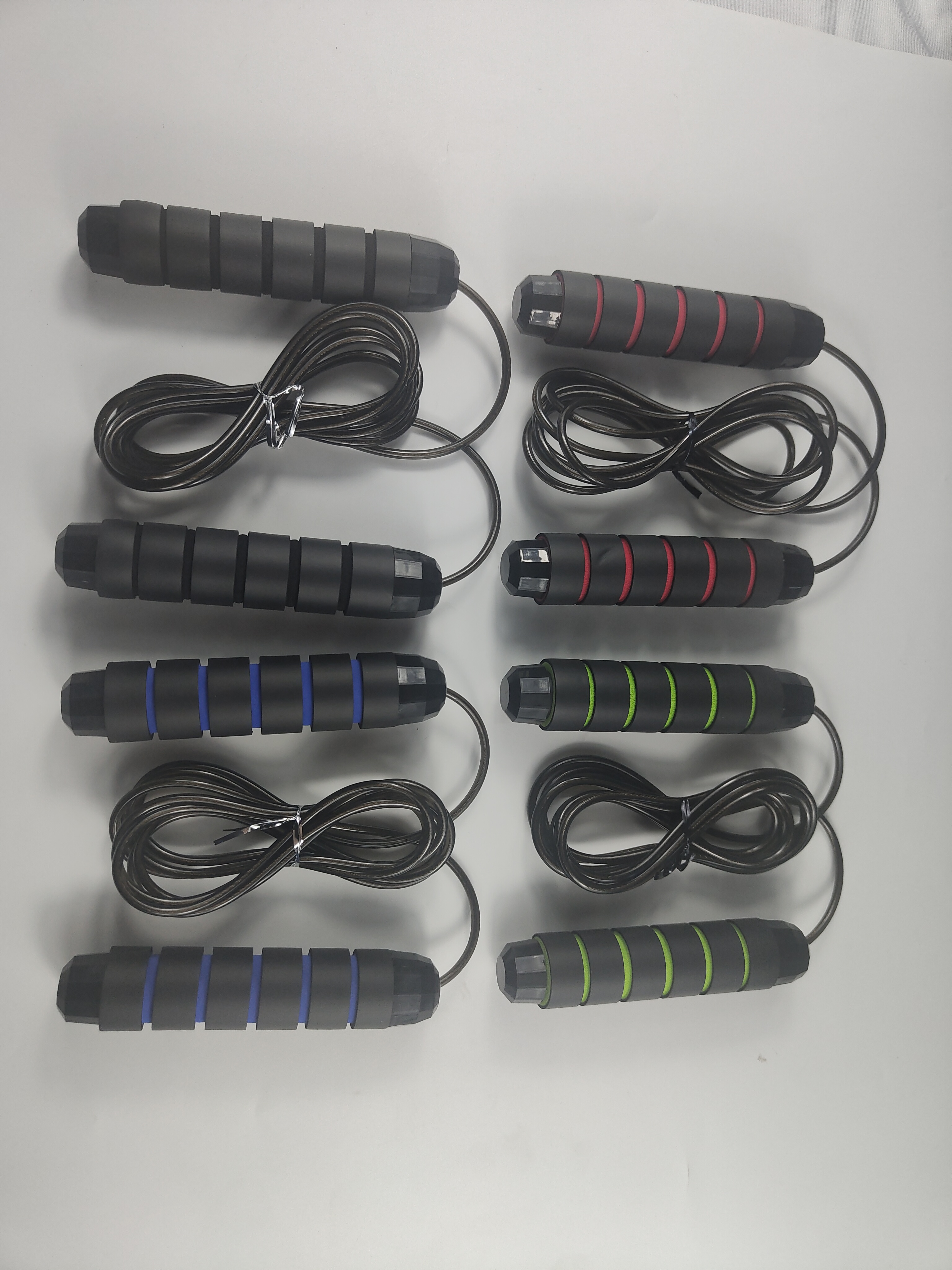 Pack 2 Cuerdas De Espuma Para Saltar Para Ejercicio Color Verde