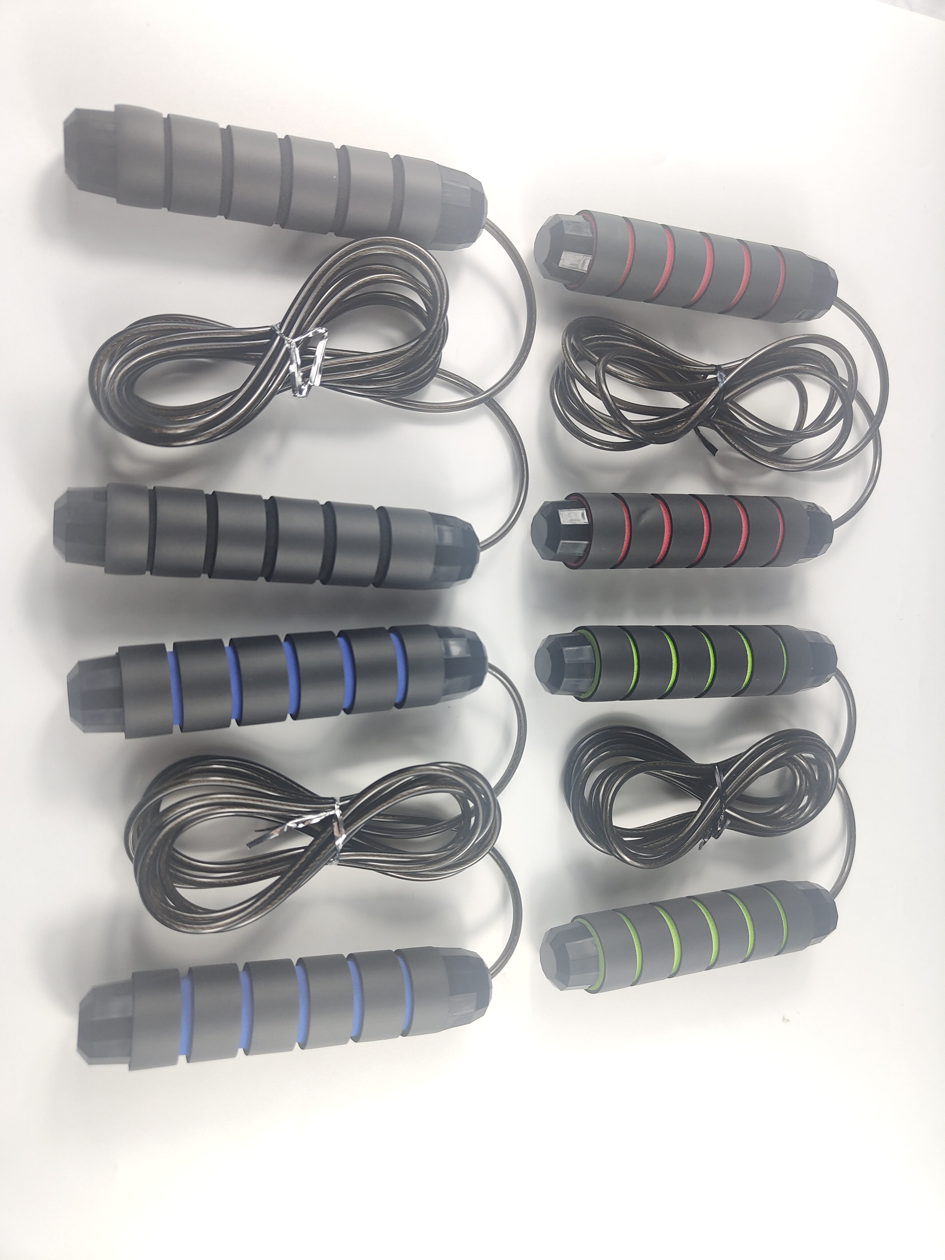 Pack 2 Cuerdas De Espuma Para Saltar Para Ejercicio Color Verde