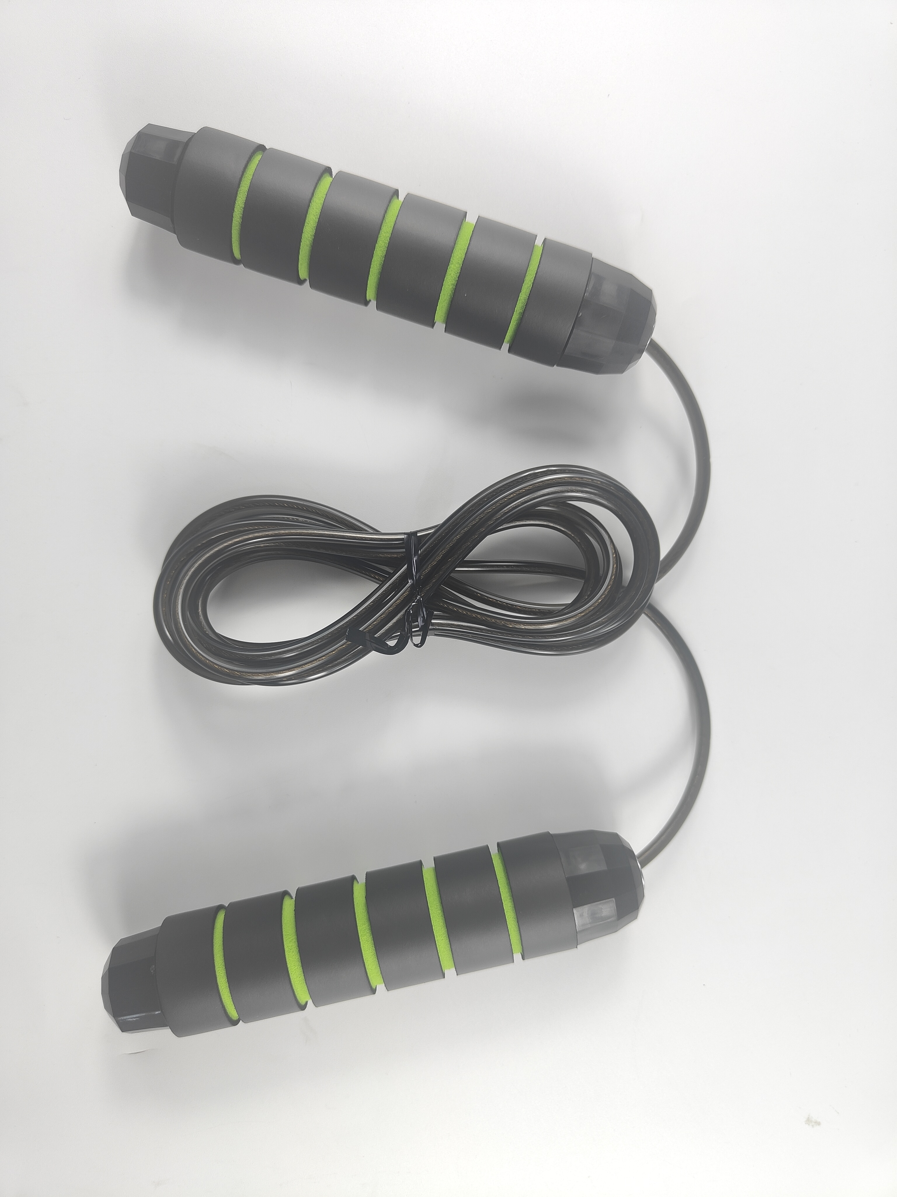 Pack 2 Cuerdas De Espuma Para Saltar Para Ejercicio Color Verde