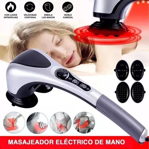 Masajeador Eléctrico Doble Cabeza Infrarrojo Cuerpo Completo