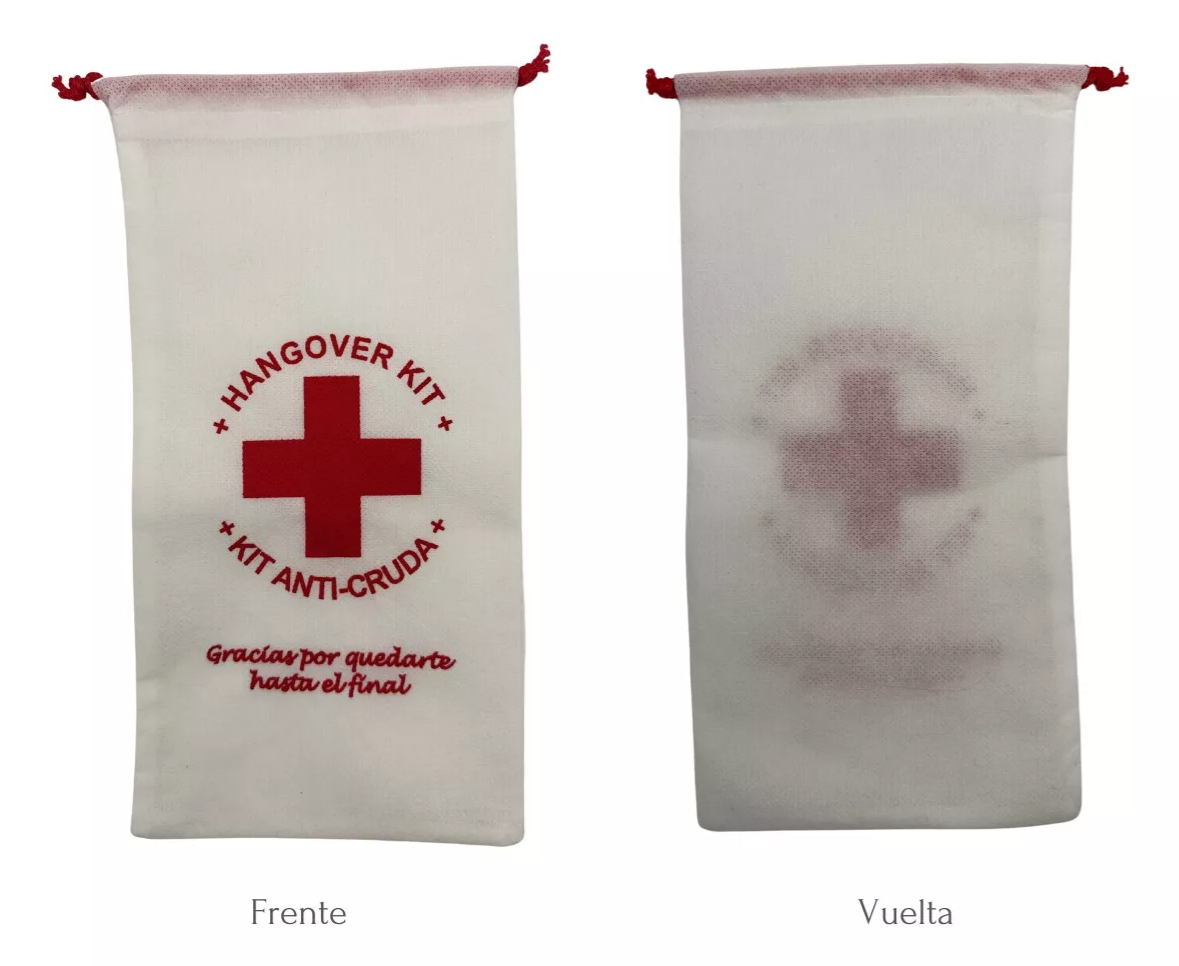 Bolsa Para Kit Anticruda Boda Amigos 20 Piezas
