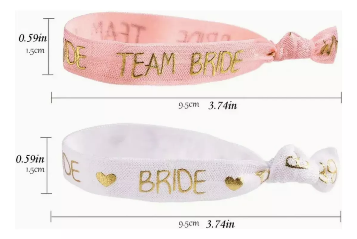 Pulseras Despedida De Soltera Team Bride 11 Piezas