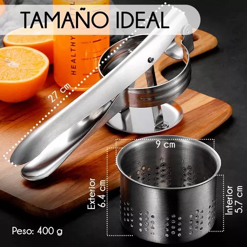 Machacador Prensa Aplastador De Papas Puré Acero Inoxidable.