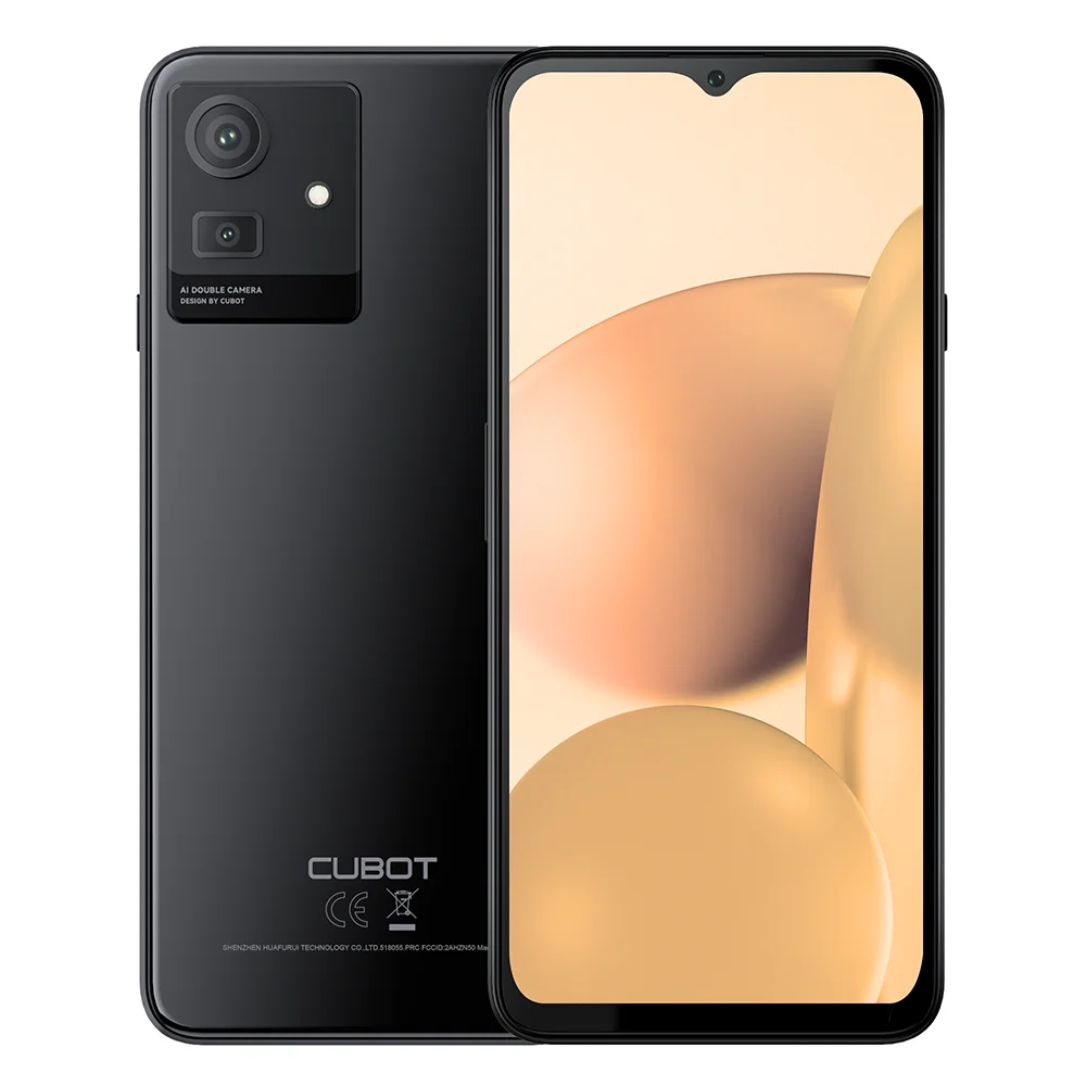 Cubot Note 50 16GB RAM (8GB + 8GB) 256GB ROM Pantalla 6.5 90Hz NFC 50 MP Negro