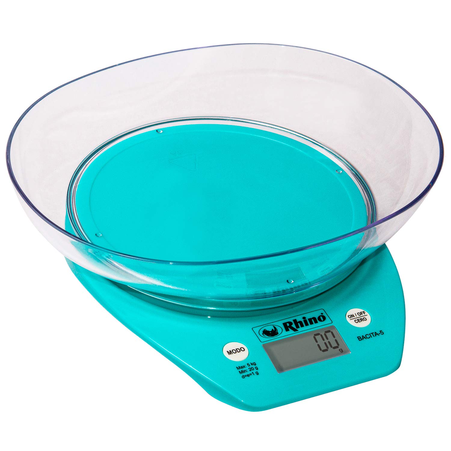 Báscula Electrónica de Cocina con tazón BACITA-5 Rhino