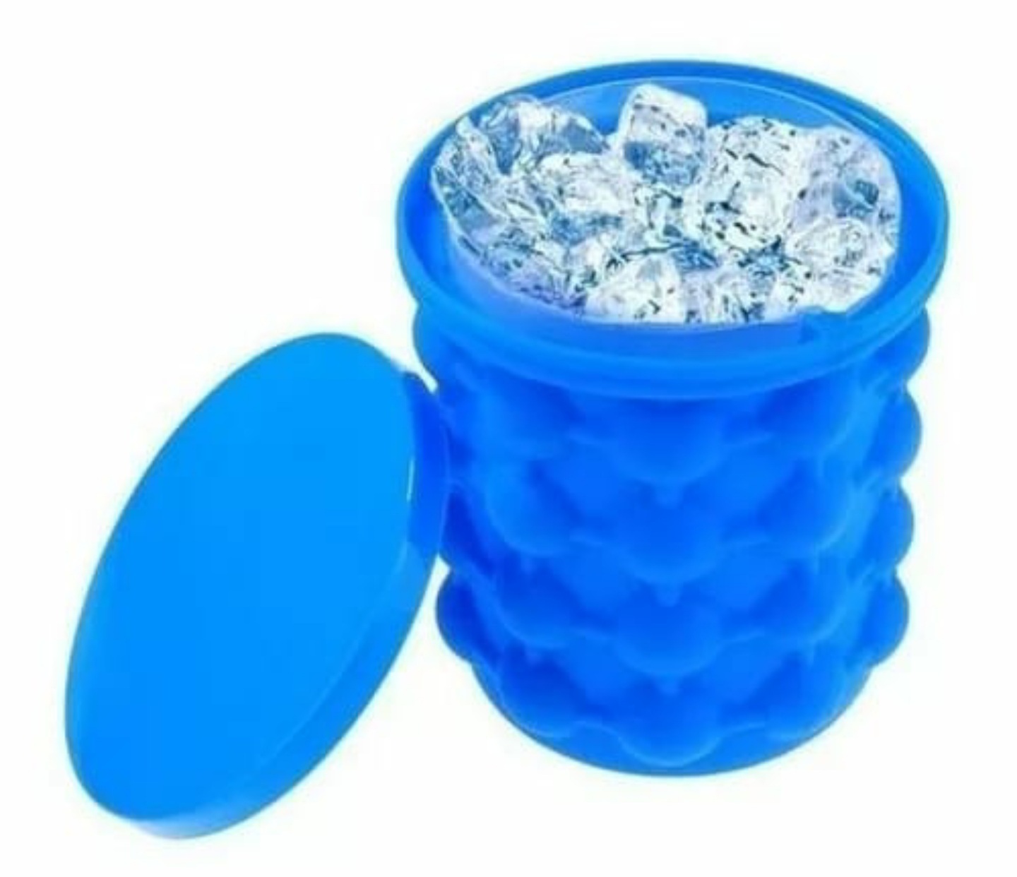 Cubeta Contenedor De Hielos De Silicona Ice Cube 120 Hielos.