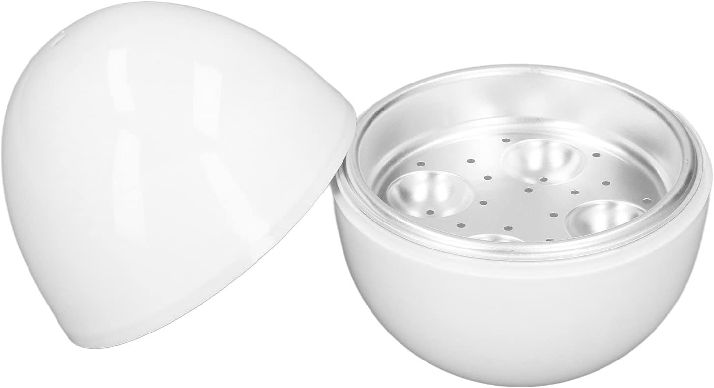 Cocedor Hervidor Huevos Duros Para Microondas Cocción Fácil.