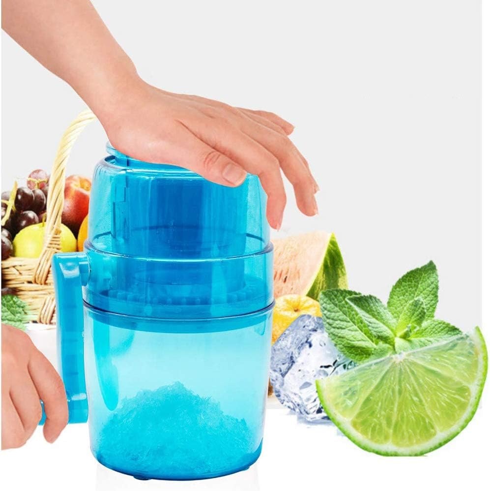Trituradora De Hielo Con Manivela Portátil Raspados Bebidas.