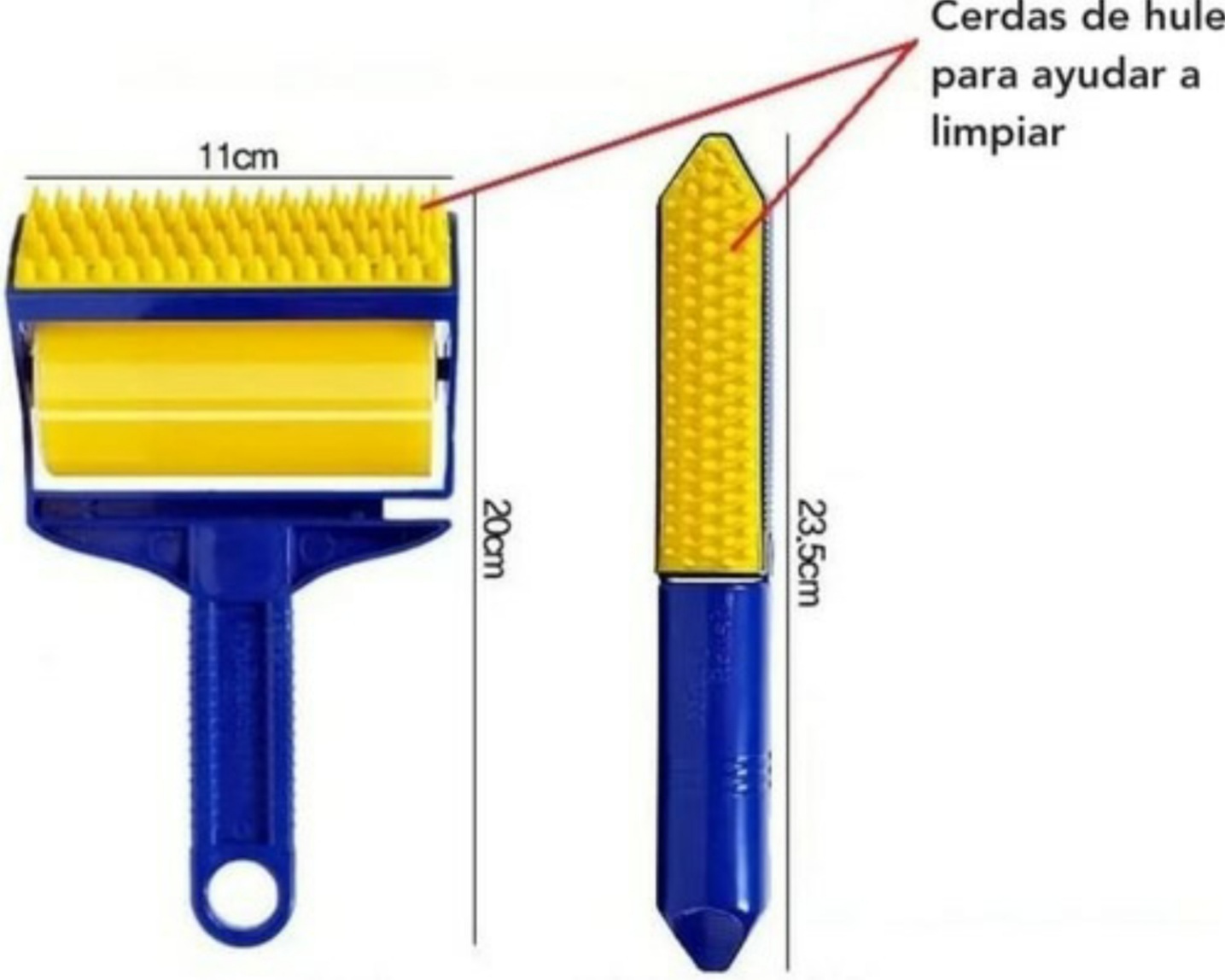 Rodillo Adhesivo Quita Pelusa Removedor De Pelo Lavable.