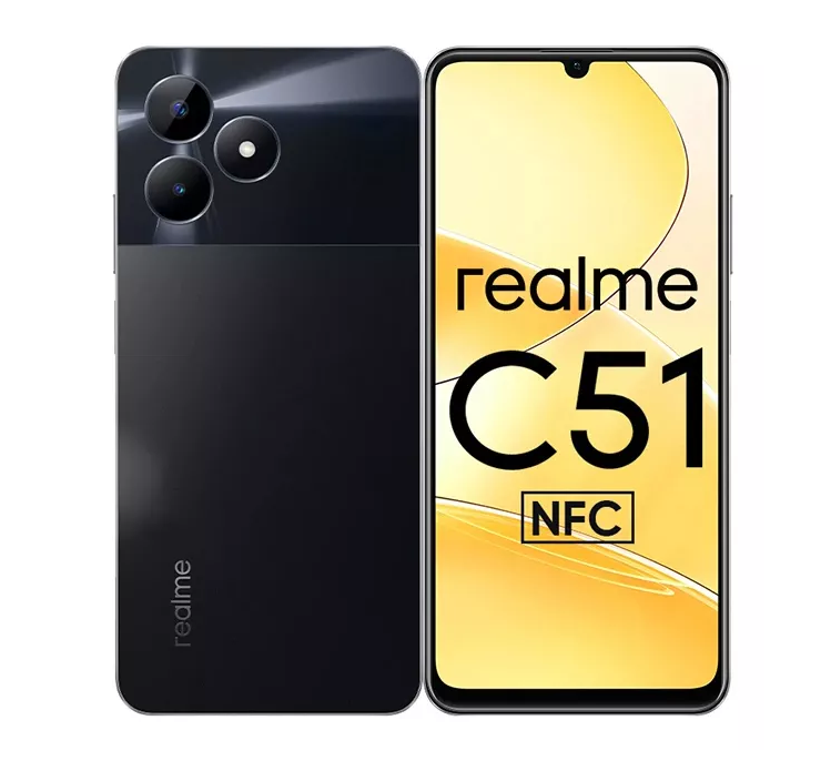 Celular Realme C51 4GB + 128GB Color Negro