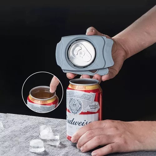 Abrelatas Manual De Corte Seguro Cerveza Refrescos Sin Borde