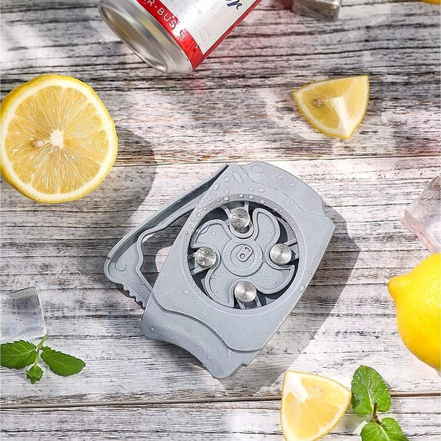 Abrelatas Manual De Corte Seguro Cerveza Refrescos Sin Borde