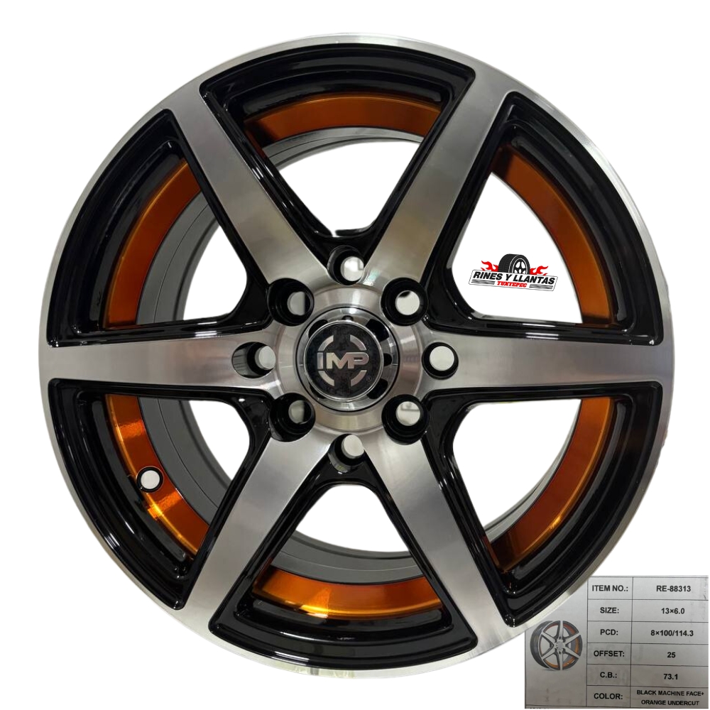 Rines 13 Deportivos 4/100/114 Chevy Tsuru Golf