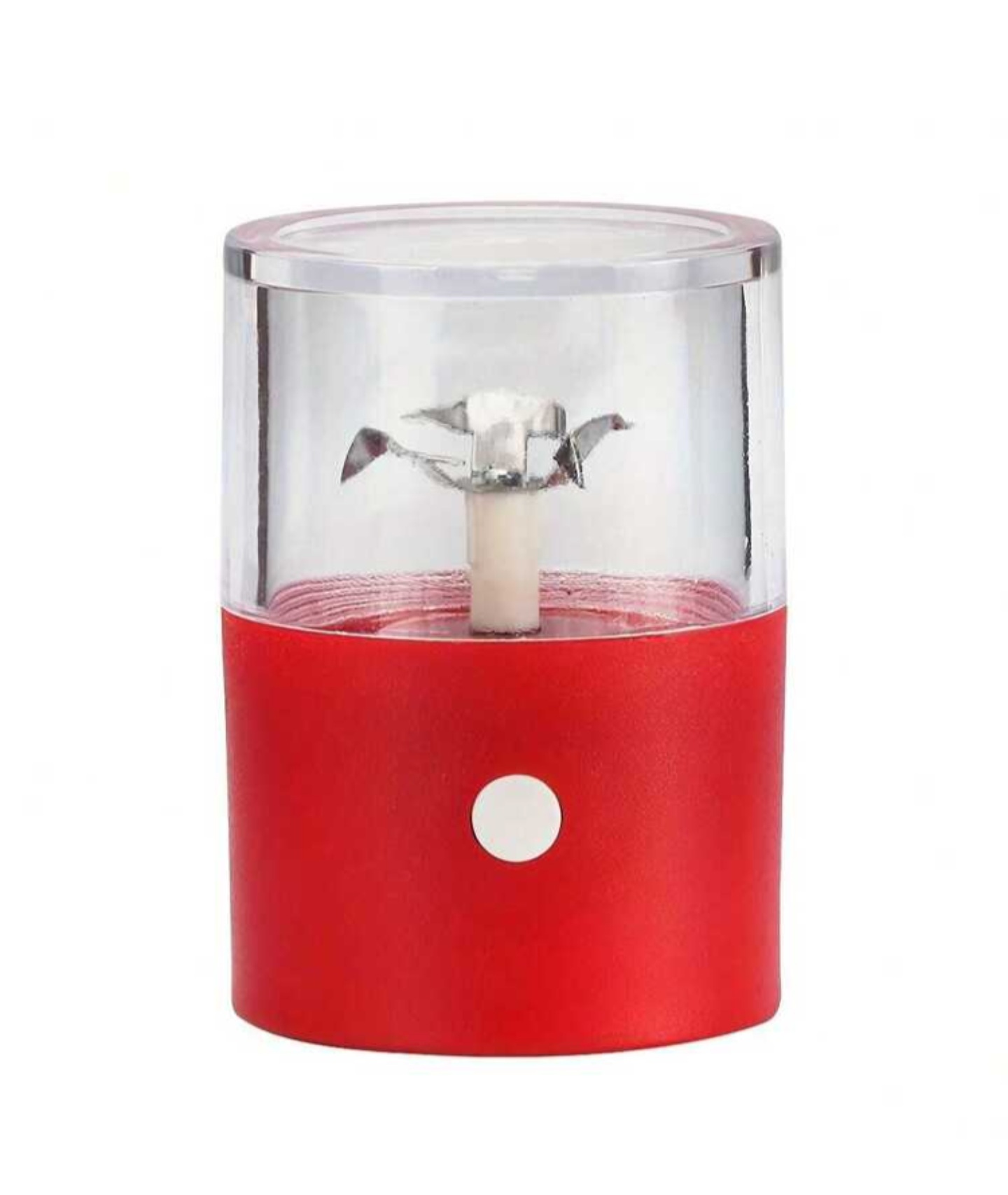 Mini Molinillo Rojo Grinder Eléctrico Especias Tabaco Hierbas.