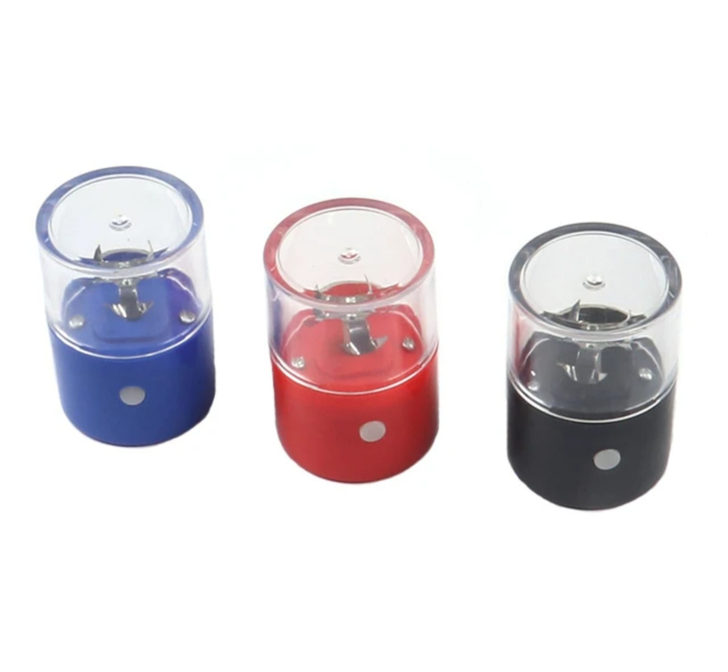 Mini Molinillo Rojo Grinder Eléctrico Especias Tabaco Hierbas.