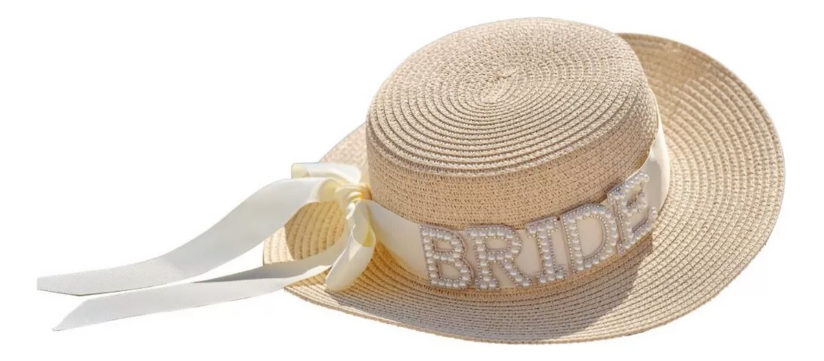 Sombrero De Playa Para Despedida De Soltera Con Letras Bride To Be