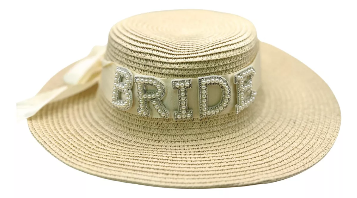 Sombrero De Playa Para Despedida De Soltera Con Letras Bride To Be