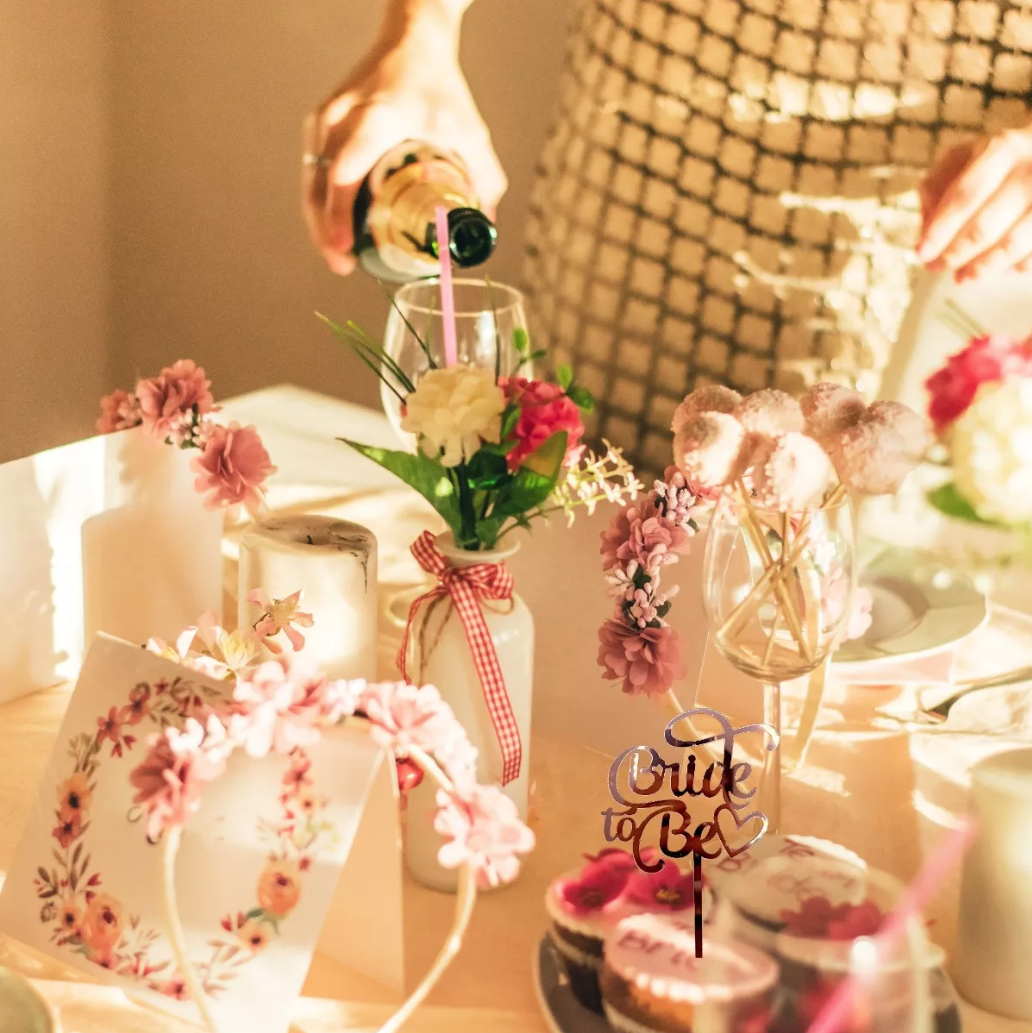 Letrero Pastel Bride To Be Color Rosado Acrilico Espejo Despedida