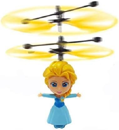 Mini Dron Princesa Voladora Inducción Con Luz Recargable.