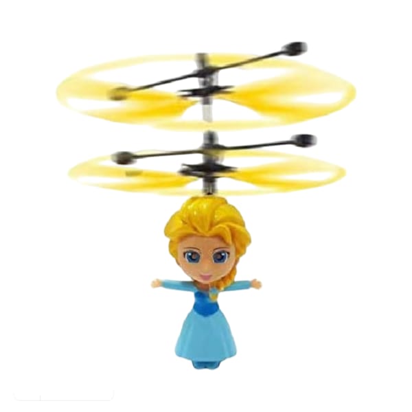 Mini Dron Princesa Voladora Inducción Con Luz Recargable.